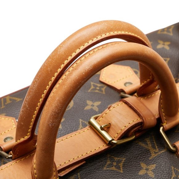 LOUIS VUITTON Brown Monogram Leather Boston Bag - Picture 5 of 11